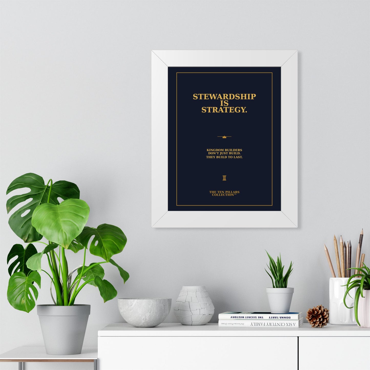 Stewardship Is Strategy - Framed Wall Art