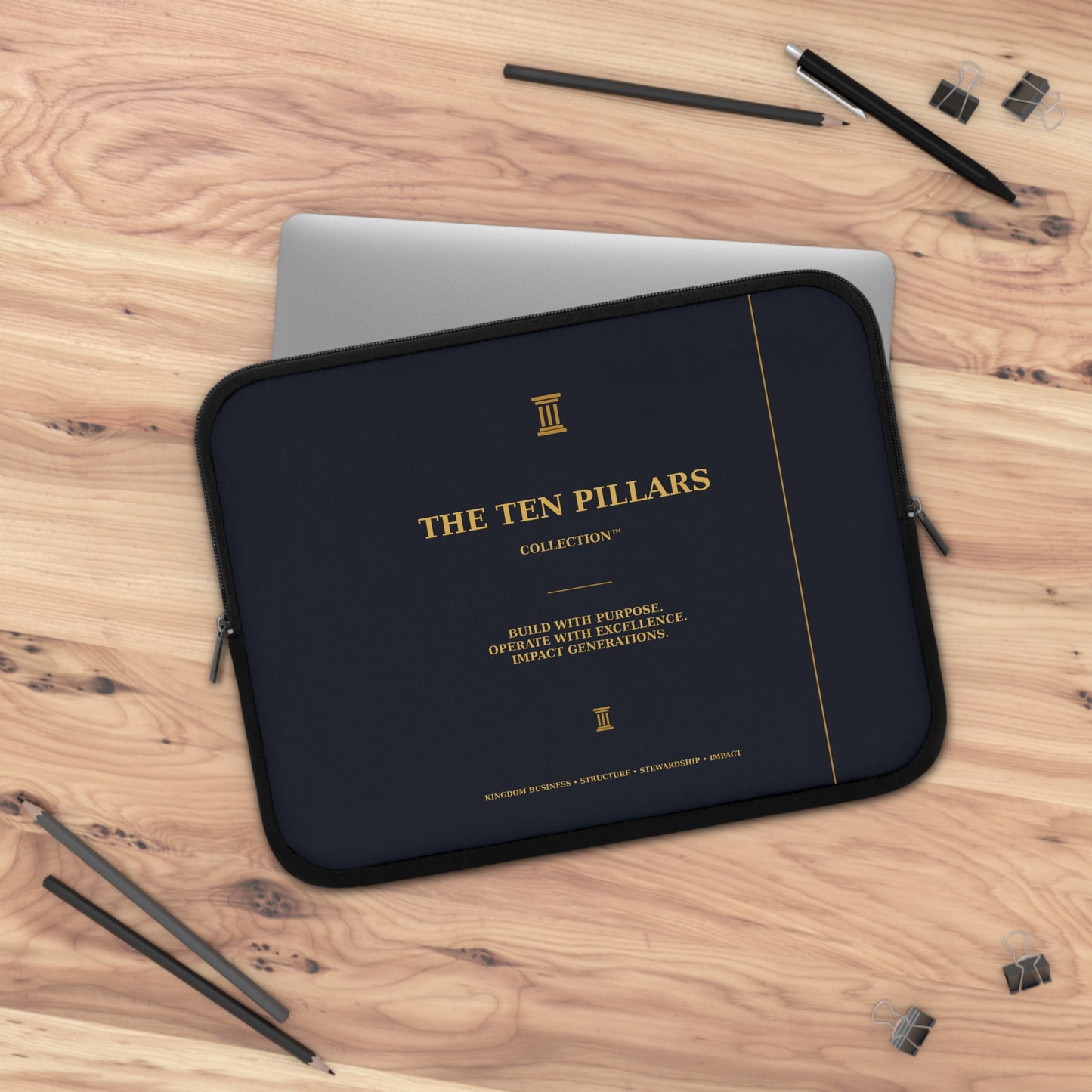The Ten Pillars Laptop Sleeve