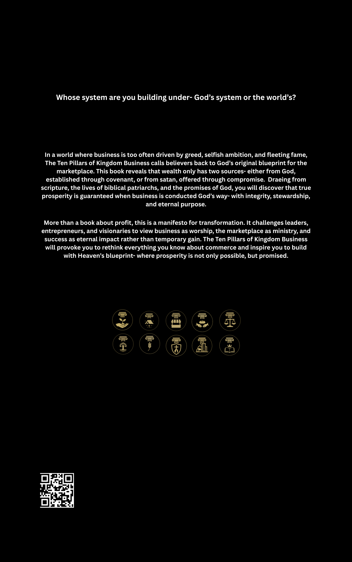 The Ten Pillars of Kingdom Business™ - Physical Book