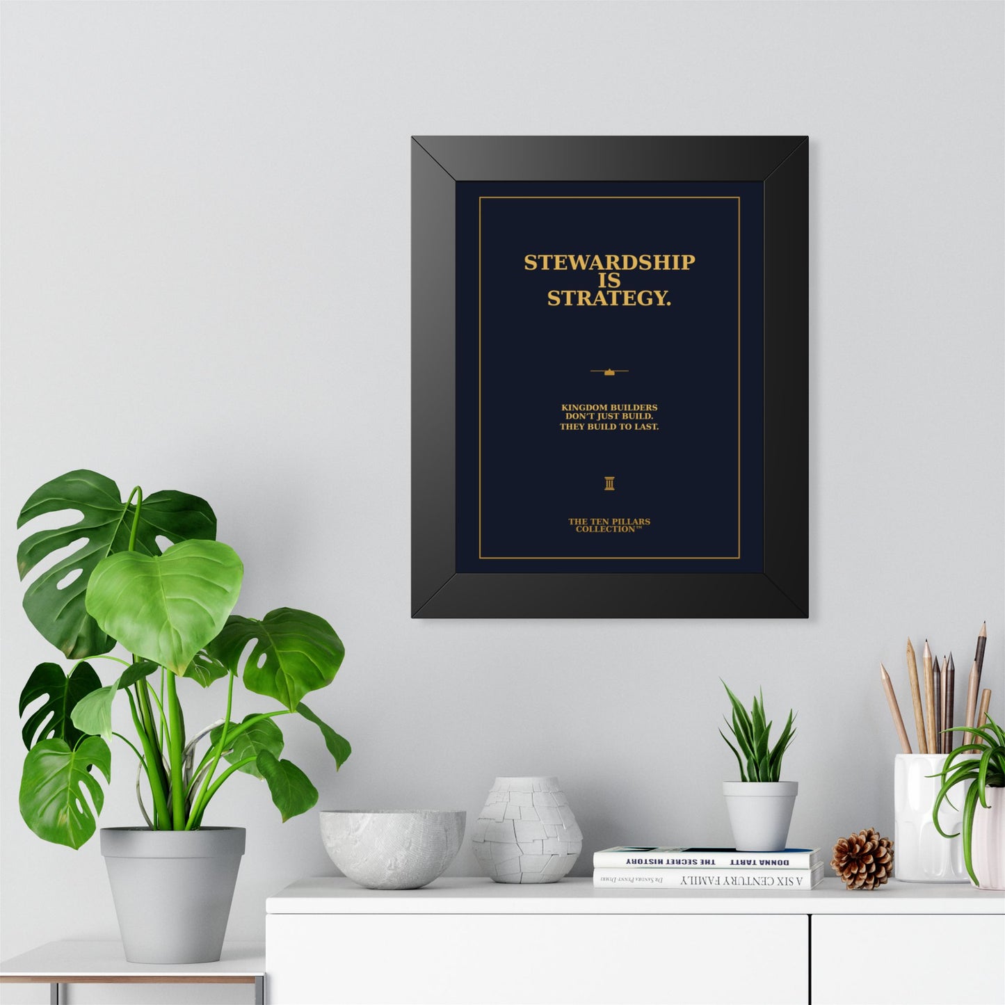 Stewardship Is Strategy - Framed Wall Art