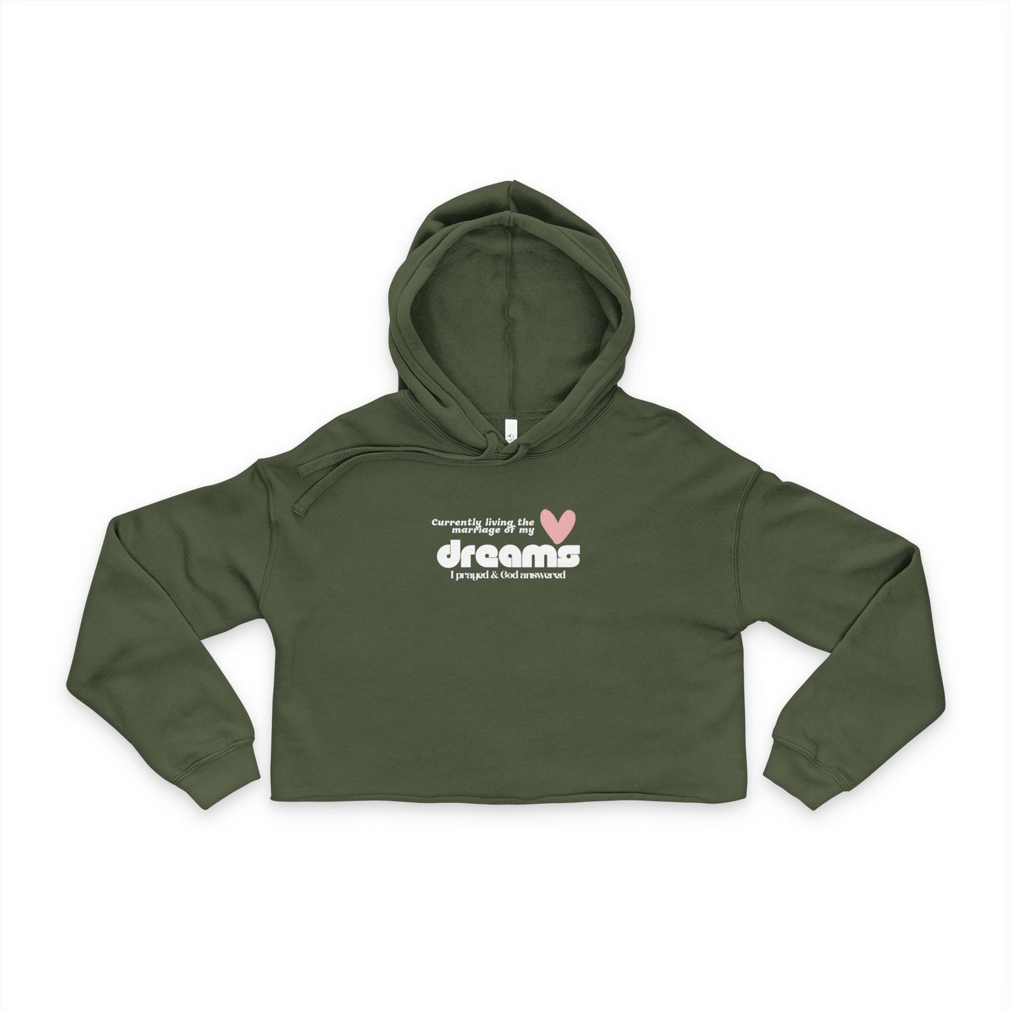 Cropped Hoodie - Blessed Marriage and Answered Prayer