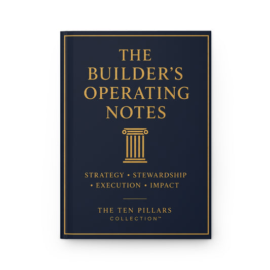 The Builder's Operating Notes Journal
